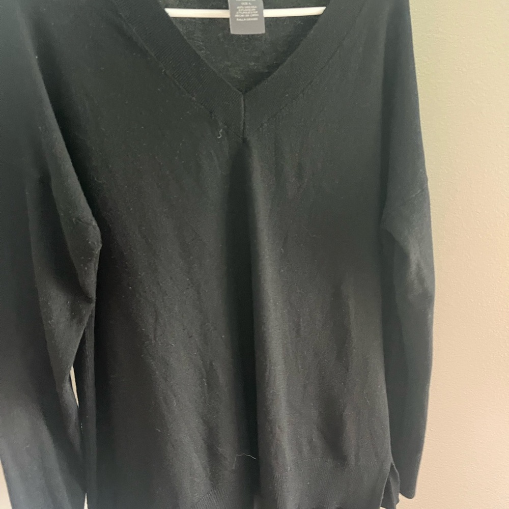 Classic black sweater